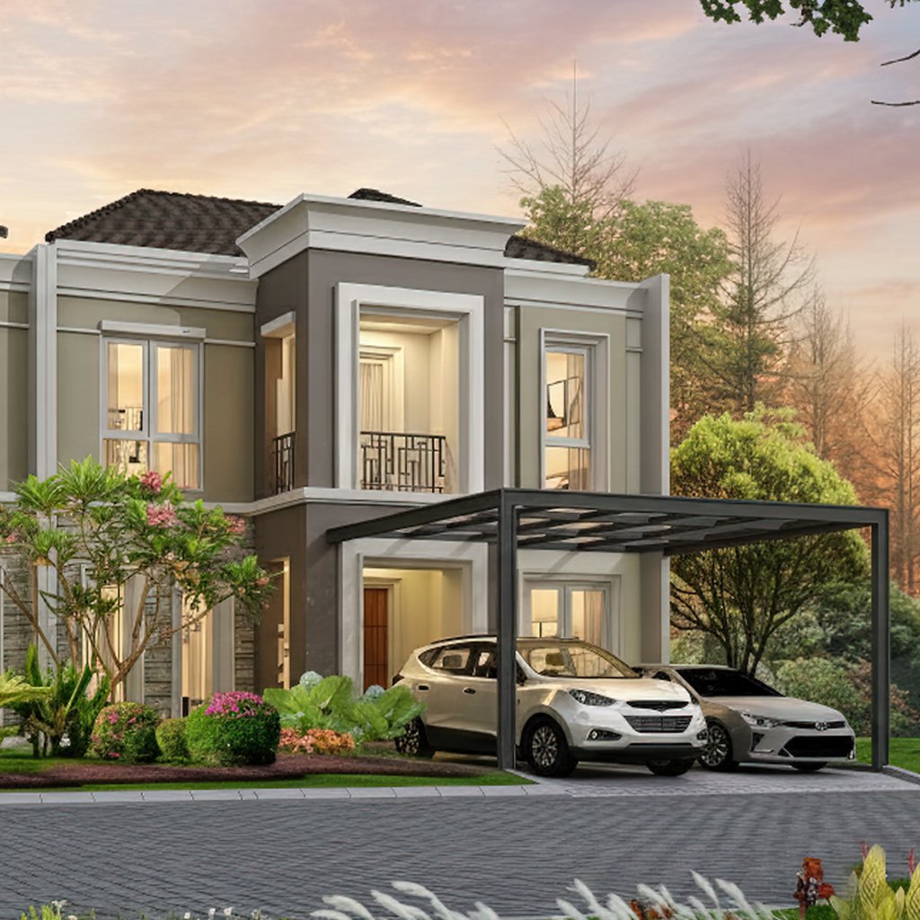 Rumah mewah tipe Citrine di Grand Panca Residence Pontianak